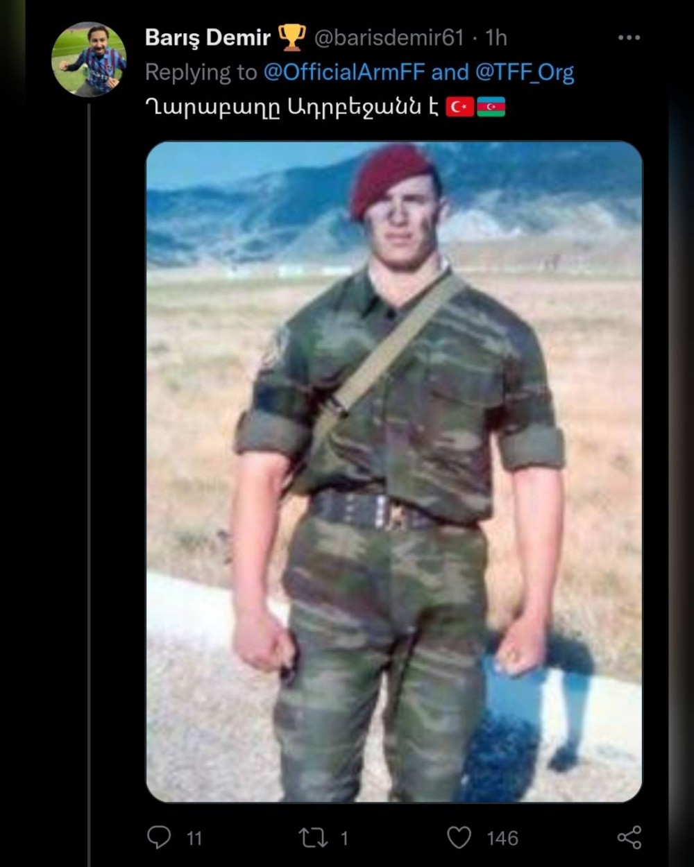 Türkiyəli azarkeşlər erməniləri PƏRT ETDİ  -İlham Əliyevin və Mübariz İbrahimovun FOTOLARI ilə